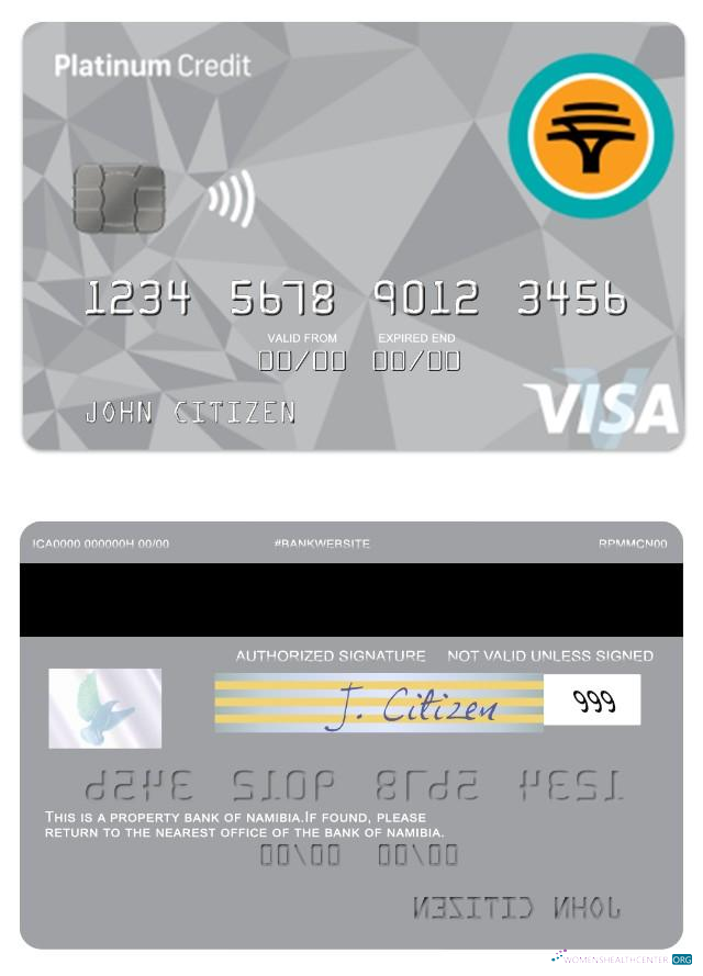 Premium Herunterladen Namibia Erste National Bank Platin Kredit Visa Karte Photoshop Vorlage