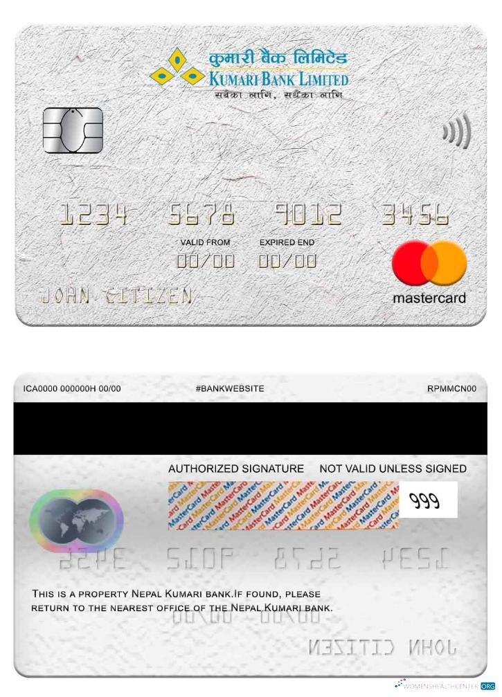 Premium Herunterladen Nepal Kumari Bank Mastercard Photoshop Vorlage
