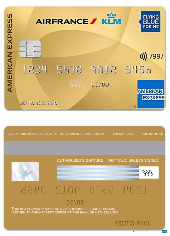 Professionelle Herunterladen Niederlande Bank von Niederlande American Express Flying Blau Gold Photoshop Vorlage