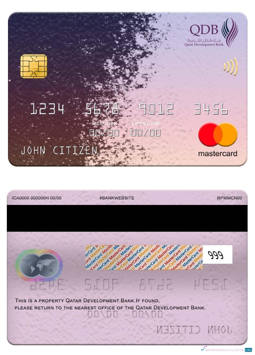 Premium Herunterladen Katar Entwicklung Bank Mastercard Photoshop Vorlage
