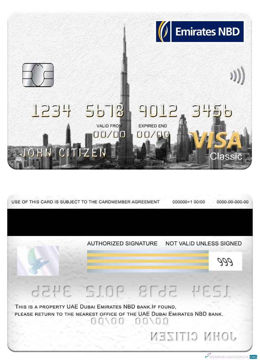 Hochwertige Herunterladen UAE Dubai Emirates NBD Bank Photoshop Vorlage