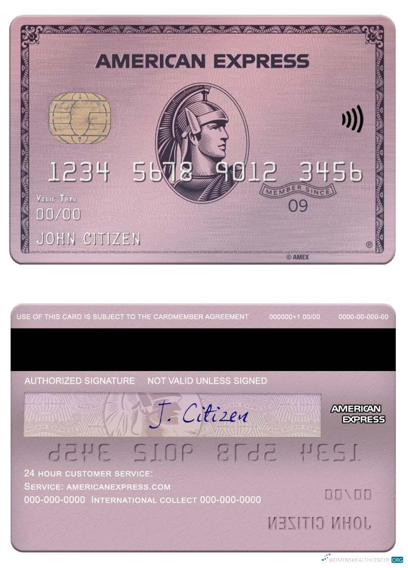 Professionelle Herunterladen USA ADP Earnings Bank American Express Rose Gold Karte Photoshop Vorlage