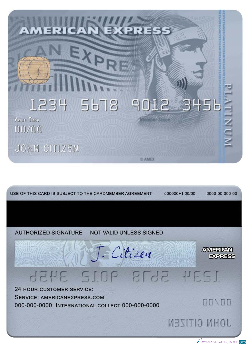 Realistische Herunterladen USA Bank von The West Bank Amex Platin Karte Photoshop Vorlage