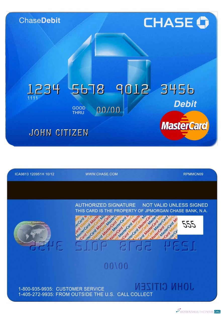 Professionelle Herunterladen USA Chase Bank MasterCard Debit Karte Photoshop Vorlage