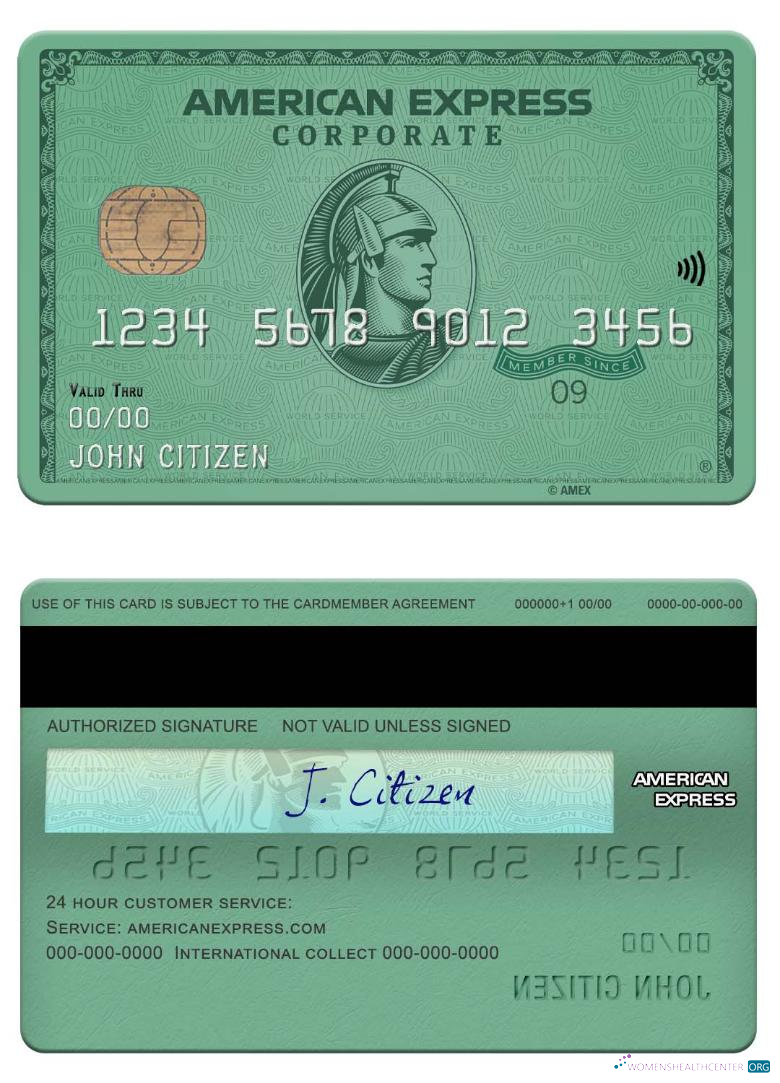 Editierbare Herunterladen USA Heritage Bank American Express Grün Karte Photoshop Vorlage