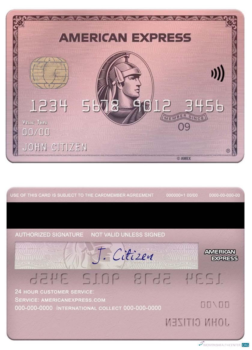 Editierbare Herunterladen USA Indiana Centier Bank American Express Rose Gold Karte Photoshop Vorlage