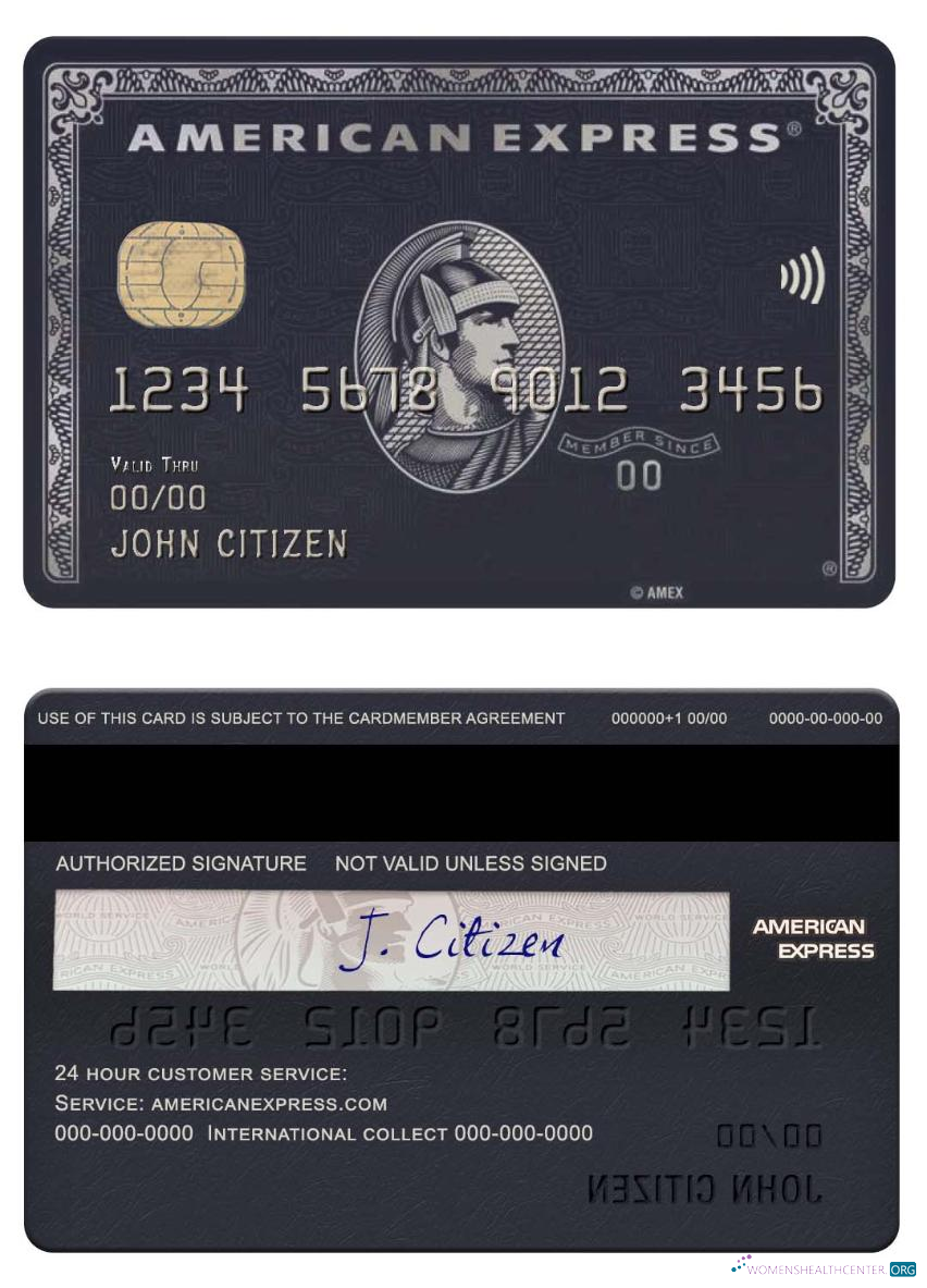Hochwertige Herunterladen USA JP Morgan Chase Bank American Express Black Karte Photoshop Vorlage
