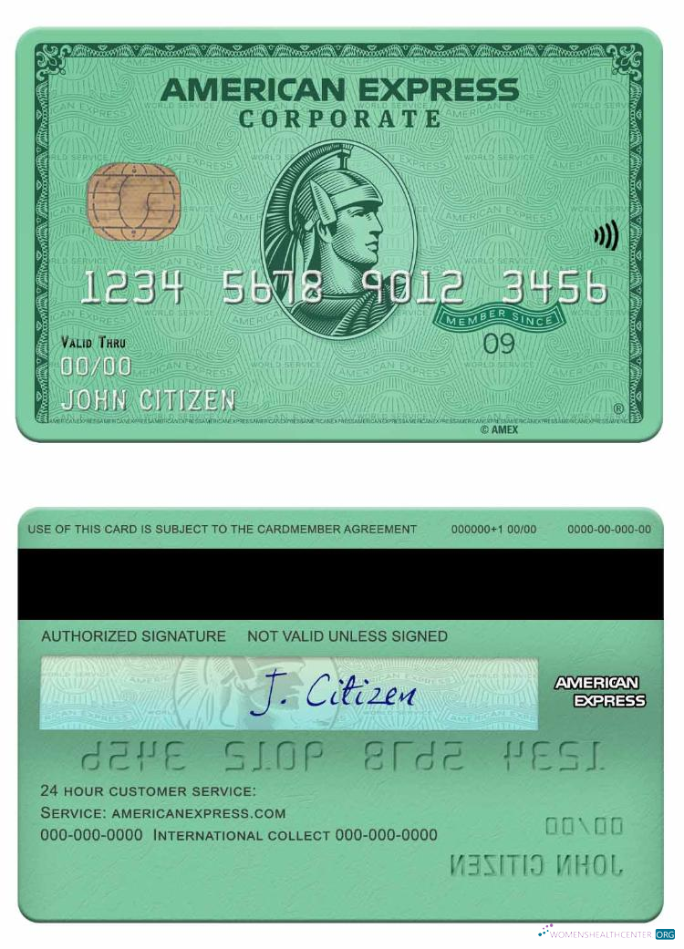 Hochwertige Herunterladen USA Nebraska Five Points Bank Amex Grün Karte Photoshop Vorlage