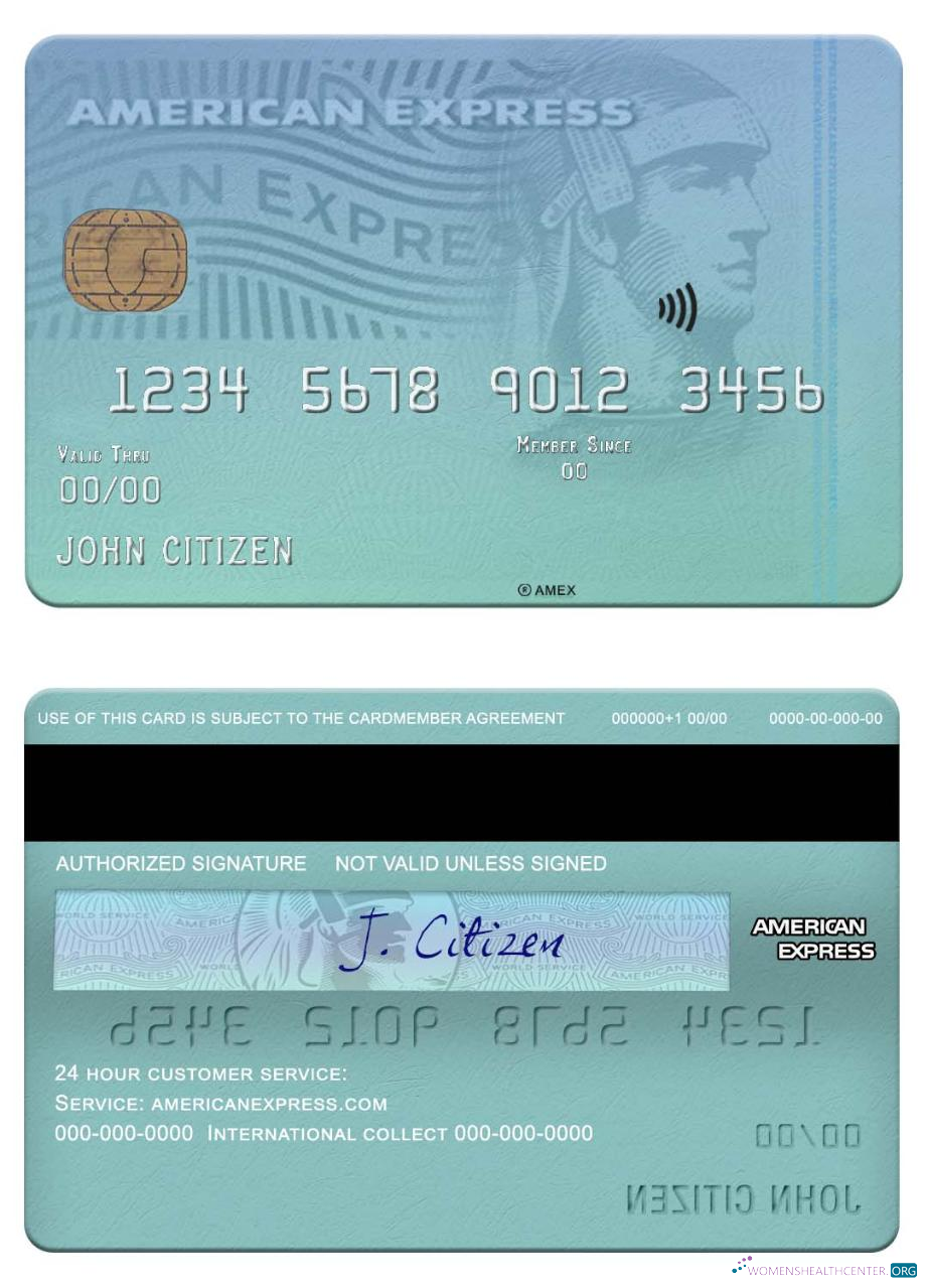 Editierbare Herunterladen USA Neu York CFSB Bank Amex Karte Photoshop Vorlage