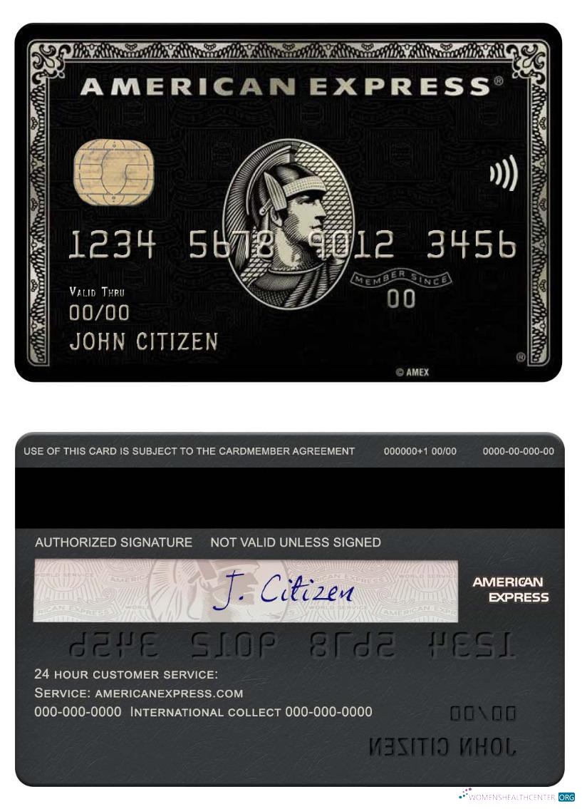 Premium Herunterladen USA PNC Bank Amex Black Karte Photoshop Vorlage