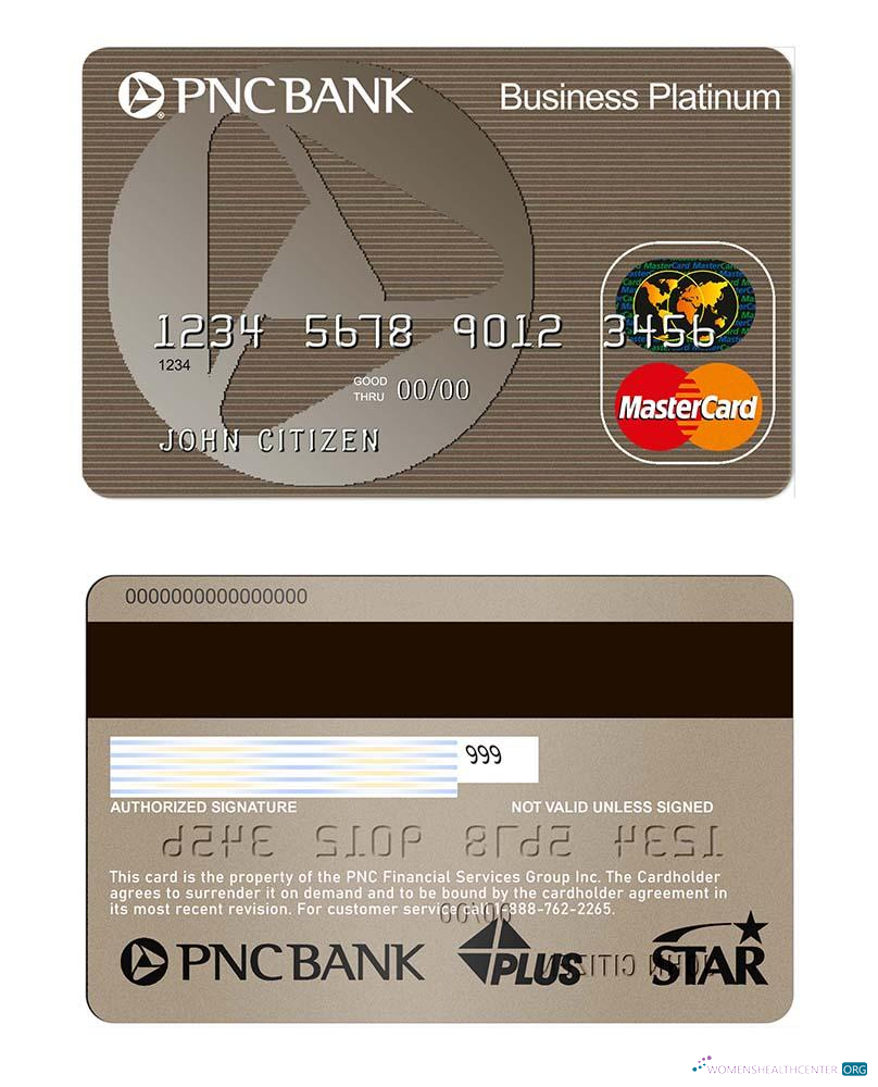 Premium Herunterladen USA PNC Bank Mastercard Photoshop Vorlage