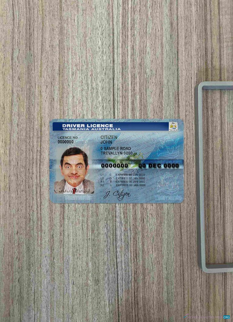 Премиум Скачать Австралия Tasmania DL Фотоэффект Лицевая Сторона Photoshop Шаблон