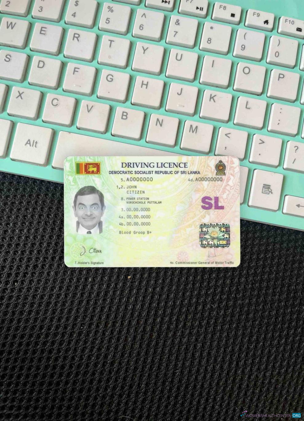 Профессиональный Скачать Шри-Ланка DL Фотоэффект Лицевая Сторона Photoshop Шаблон