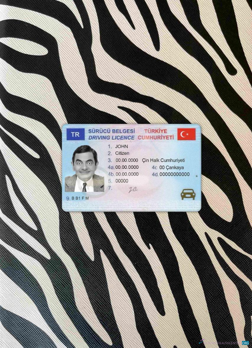 Премиум Скачать Турция Driving License Фотоэффект Лицевая Сторона Photoshop Шаблон