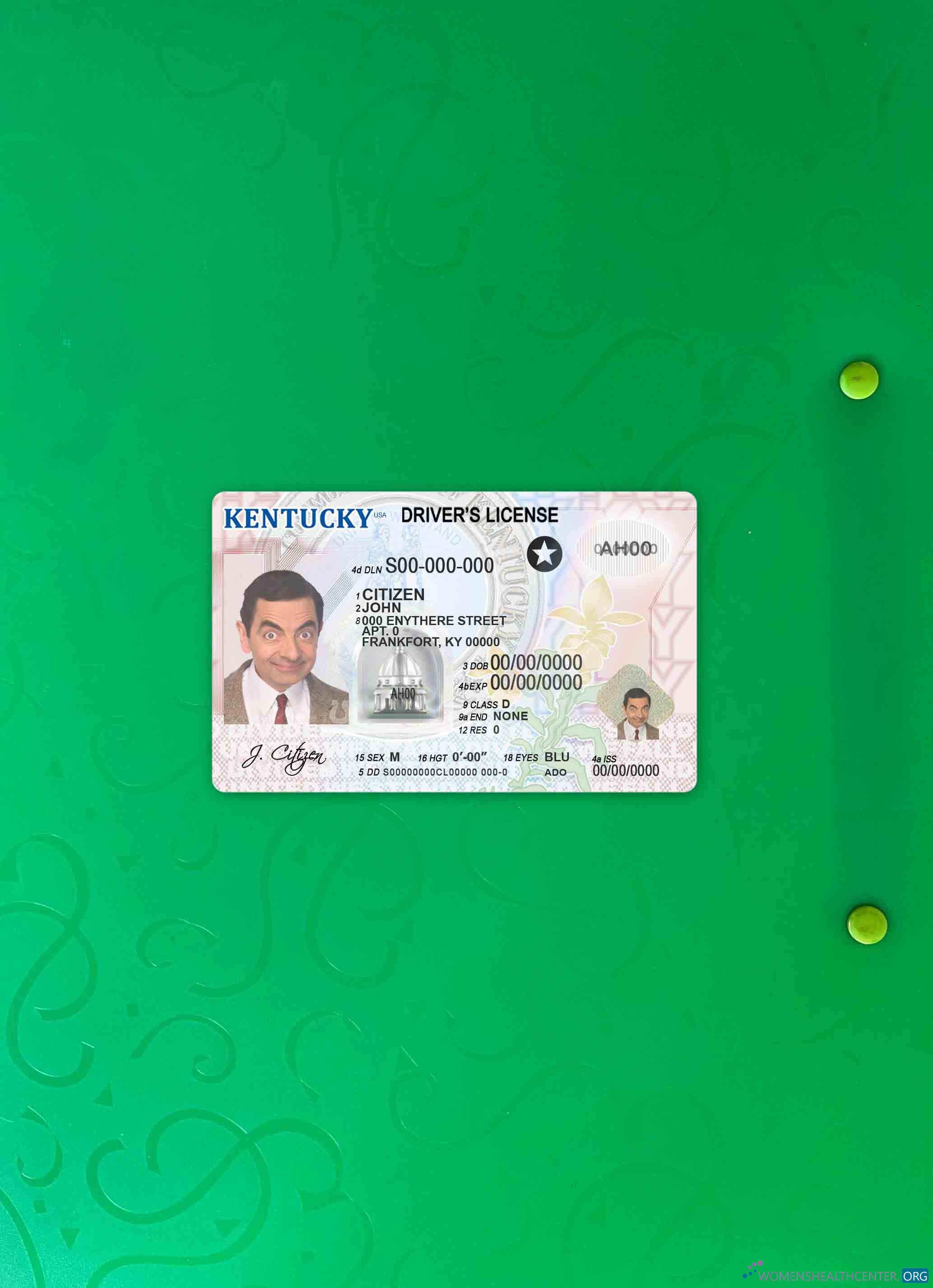 Премиум Скачать USA Kentucky DL Фотоэффект Лицевая Сторона Photoshop Шаблон
