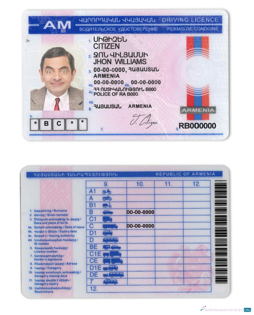 Télécharger Arménie Driving License aperçu