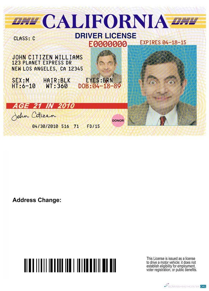 Télécharger USA California Driving License Version 3 aperçu