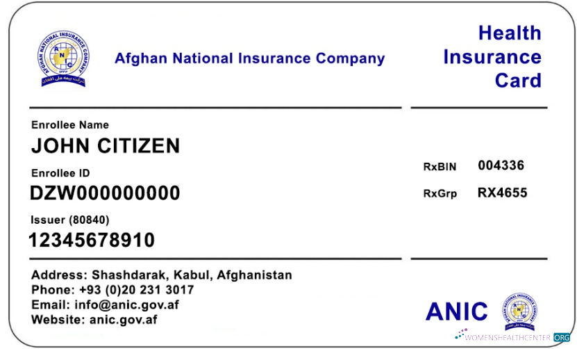 Реалистичный Скачать Афганистан Afghan Национальный Insurance Компания Health Insurance Карта Photoshop Шаблон