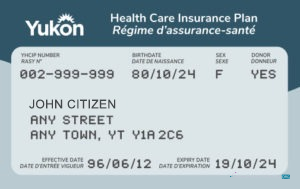 Реалистичный Скачать Канада Yukon Health Care Insurance Карта Photoshop Шаблон
