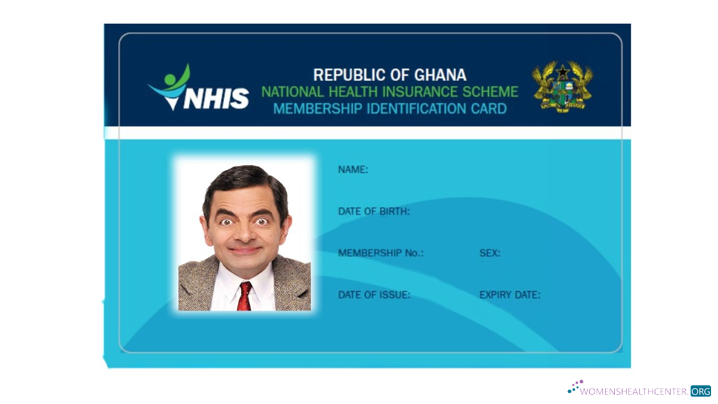 Профессиональный Скачать Гана NHIS Health Insurance Карта Photoshop Шаблон