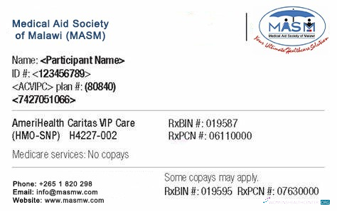 Редактируемый Скачать Малави Health Insurance Карта Photoshop Шаблон