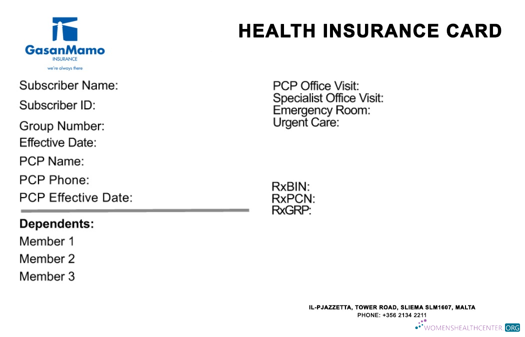 Качественный Скачать Мальта Health Insurance Карта Photoshop Шаблон