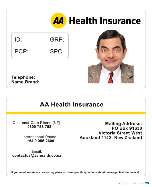 Профессиональный Скачать Новая Зеландия Health Insurance Карта Photoshop Шаблон