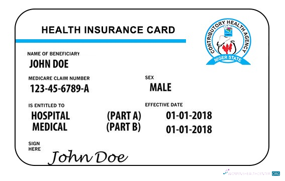 Качественный Скачать Нигер Health Insurance Карта Photoshop Шаблон