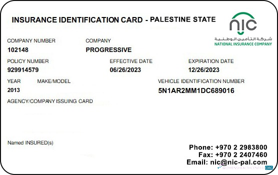 Качественный Скачать Palestine Государственный Health Insurance Карта Photoshop Шаблон
