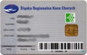 Реалистичный Скачать Польша Silesia Regional Health Fund Health Insurance Карта Photoshop Шаблон