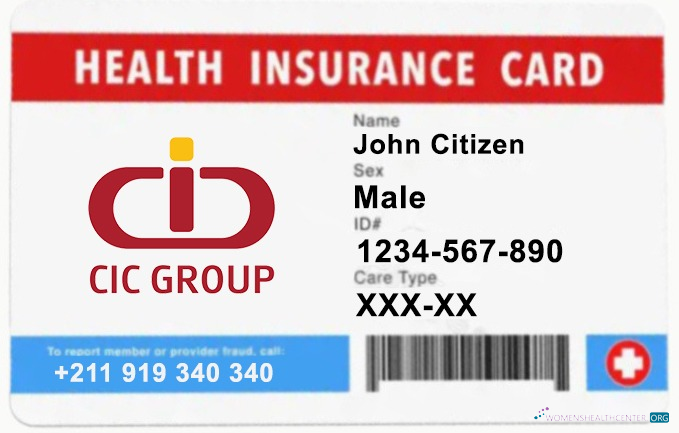 Редактируемый Скачать Южный Судан Health Insurance Карта Photoshop Шаблон