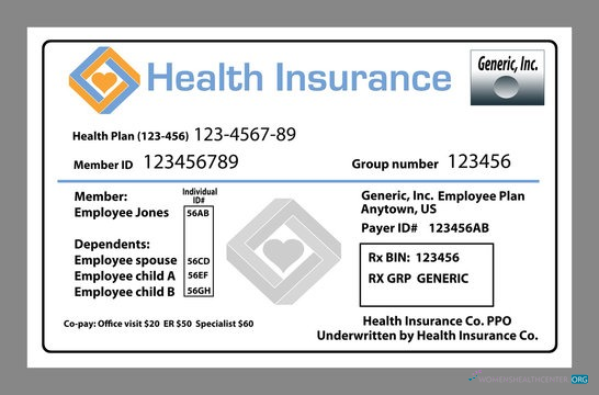 Профессиональный Скачать USA Health Insurance Co. Health Insurance Карта Photoshop Шаблон