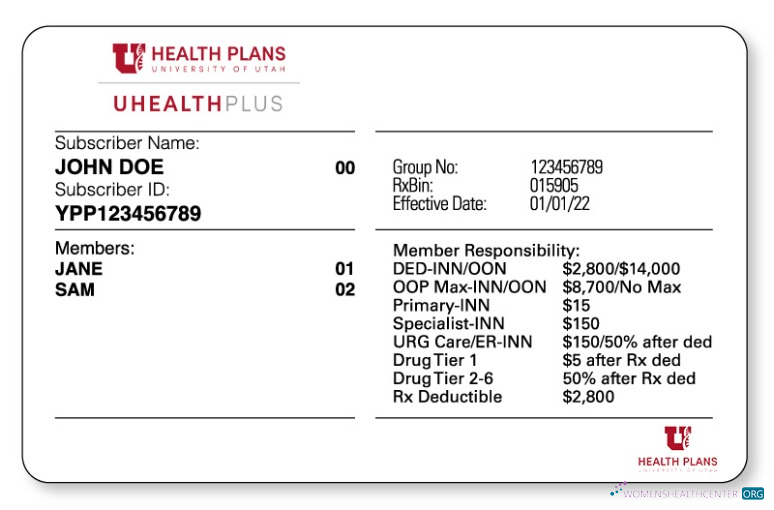 Качественный Скачать Utah Health Insurance Карта Photoshop Шаблон