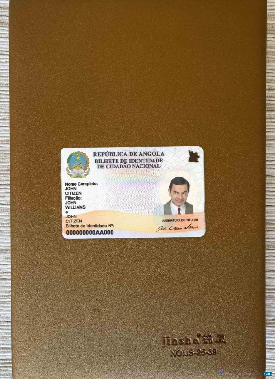 Профессиональный Скачать Ангола ID Фотоэффект Лицевая Сторона Photoshop Шаблон