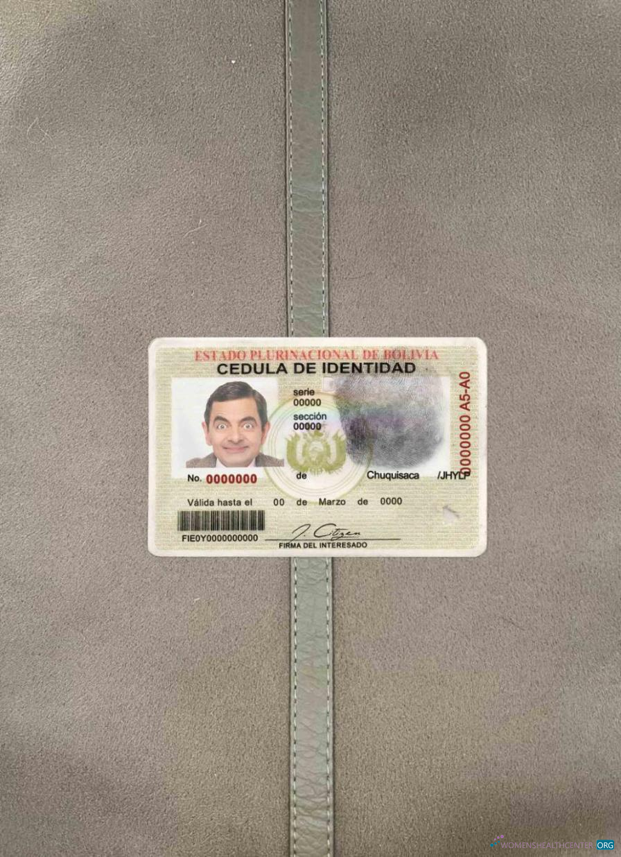 Профессиональный Скачать Боливия ID Фотоэффект Лицевая Сторона Photoshop Шаблон