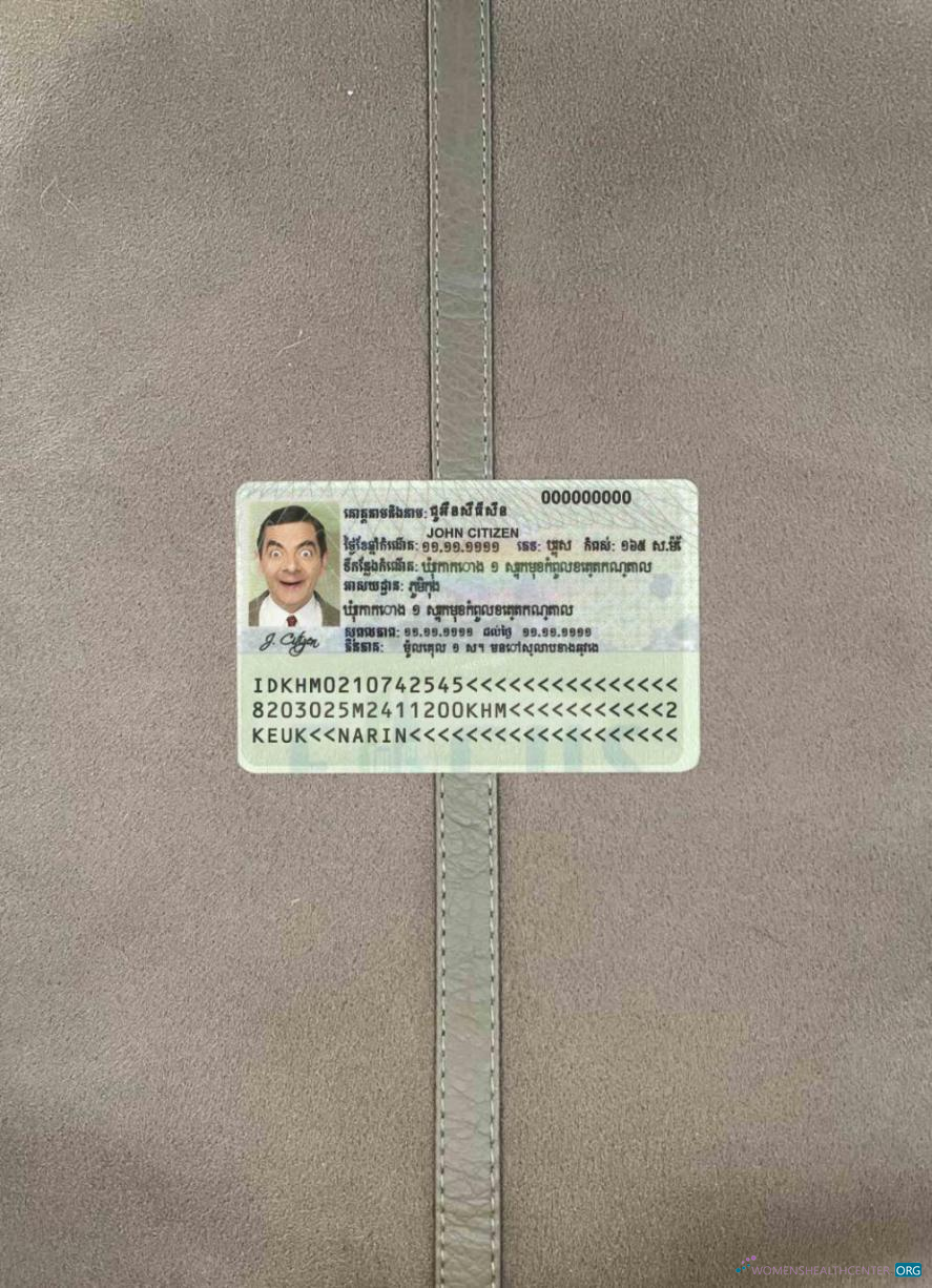 Качественный Скачать Камбоджа ID Фотоэффект Лицевая Сторона Photoshop Шаблон