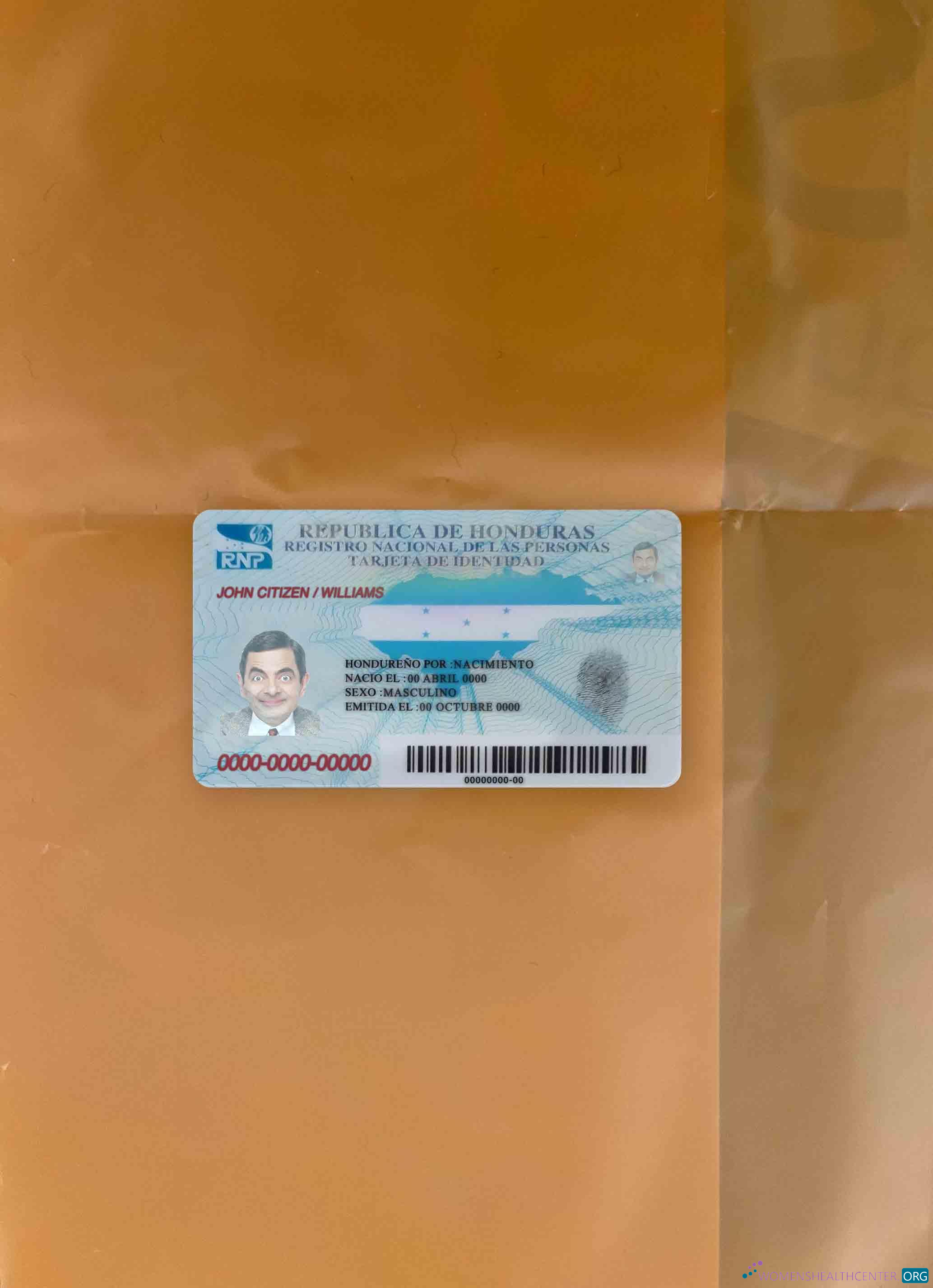 Премиум Скачать Гондурас Id Фотоэффект Лицевая Сторона Photoshop Шаблон