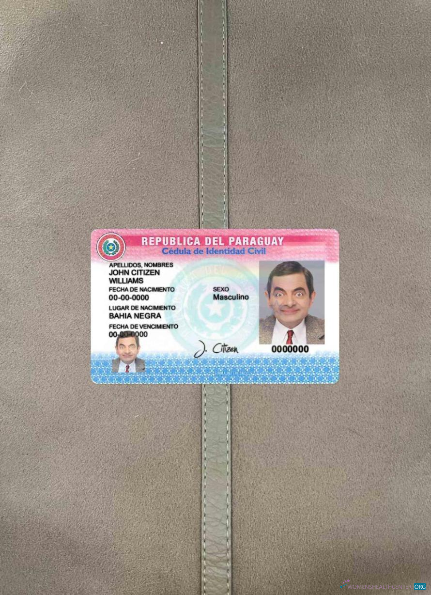 Качественный Скачать Парагвай ID Фотоэффект Лицевая Сторона Photoshop Шаблон