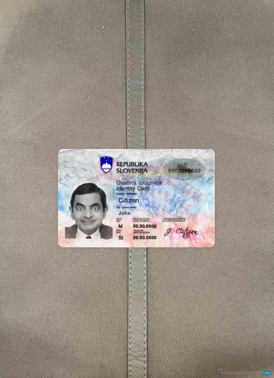 Редактируемый Скачать Словения ID Фотоэффект Лицевая Сторона Photoshop Шаблон