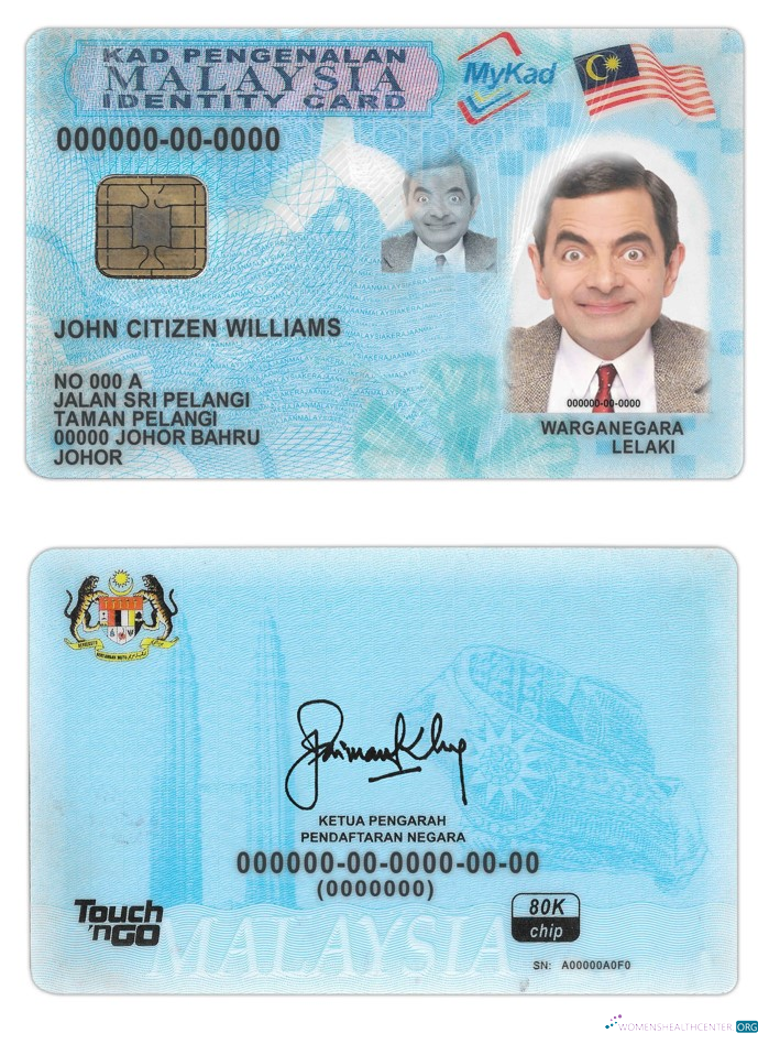 Качественный Скачать Малайзия ID (2012 – Настоящее Время) Photoshop Шаблон