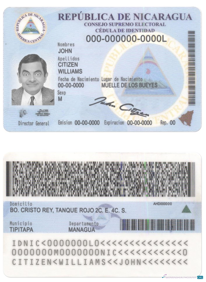 Качественный Скачать Никарагуа Identity Photoshop Шаблон