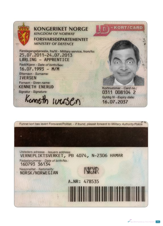 Редактируемый Скачать Норвегия ID Kort Карта Photoshop Шаблон