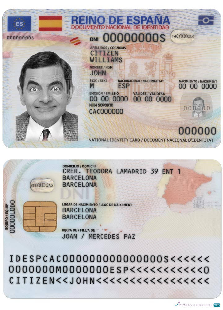 Премиум Скачать Испания ID (2021 Настоящее Время) Photoshop Шаблон
