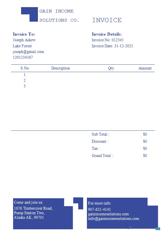 Профессиональный Скачать Accountancy Firm Invoice Шаблон Photoshop Шаблон