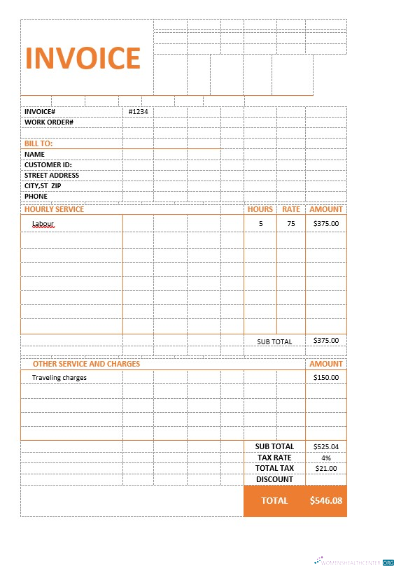 Редактируемый Скачать Consultancy Служба Invoice Шаблон Photoshop Шаблон