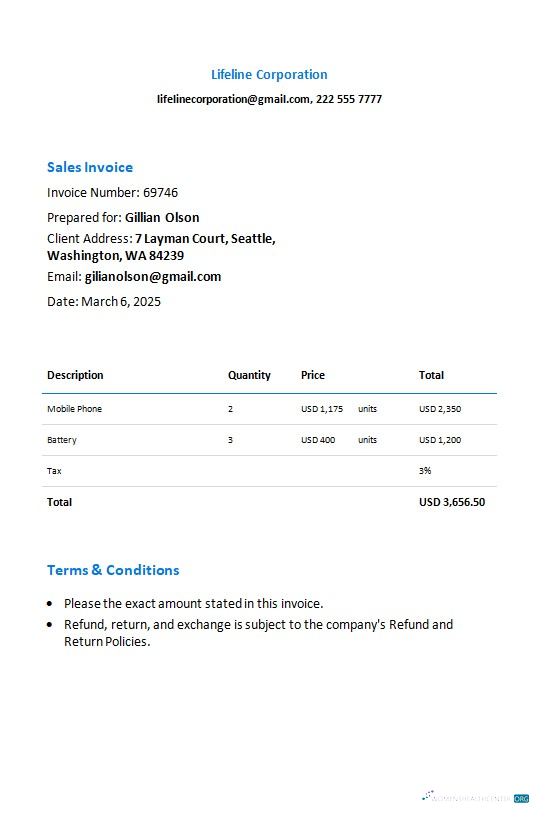 Редактируемый Скачать Free Sales Invoice Шаблон Photoshop Шаблон