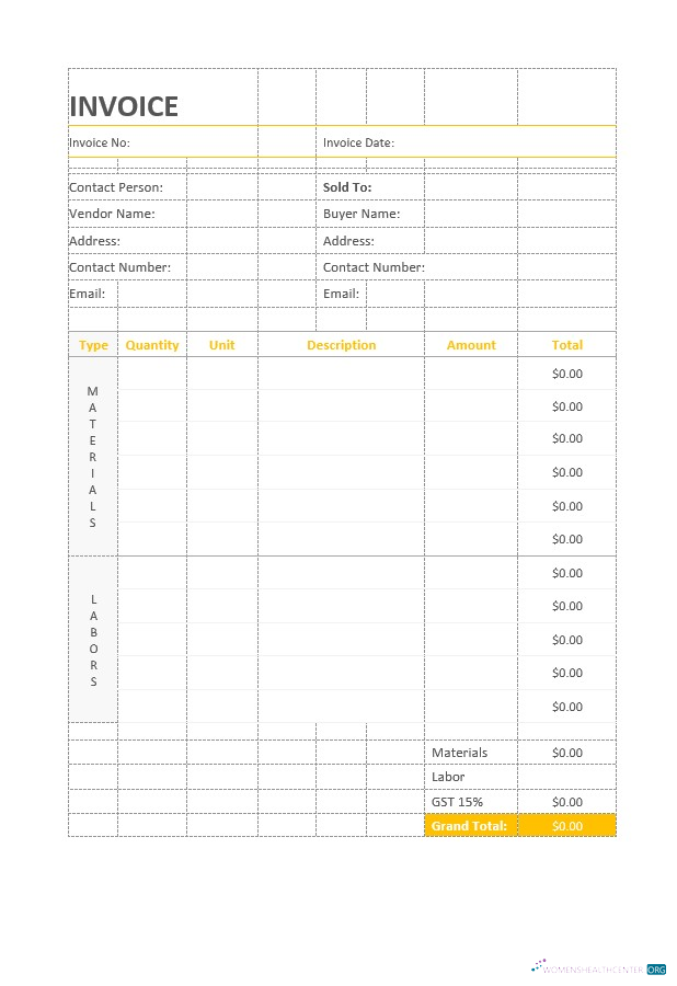 Реалистичный Скачать Painting Invoice Шаблон Photoshop Шаблон