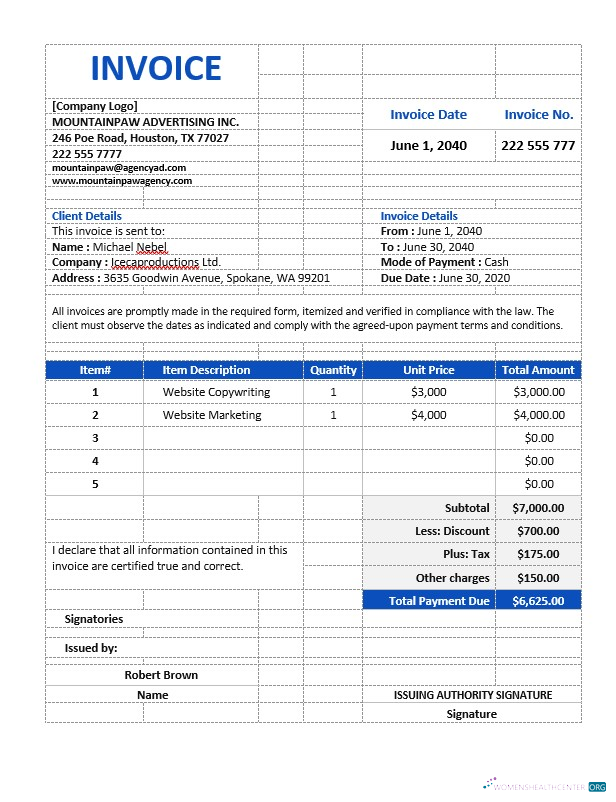Профессиональный Скачать Professional Advertising Agency Invoice Шаблон Photoshop Шаблон