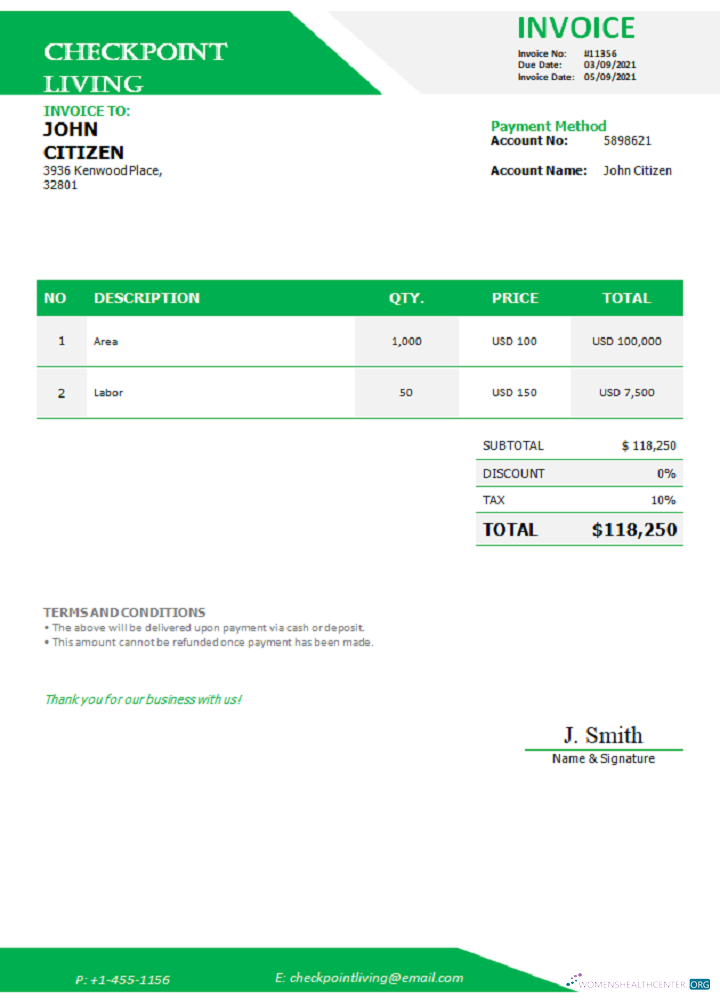 Реалистичный Скачать USA Checkpoint Living Invoice Photoshop Шаблон