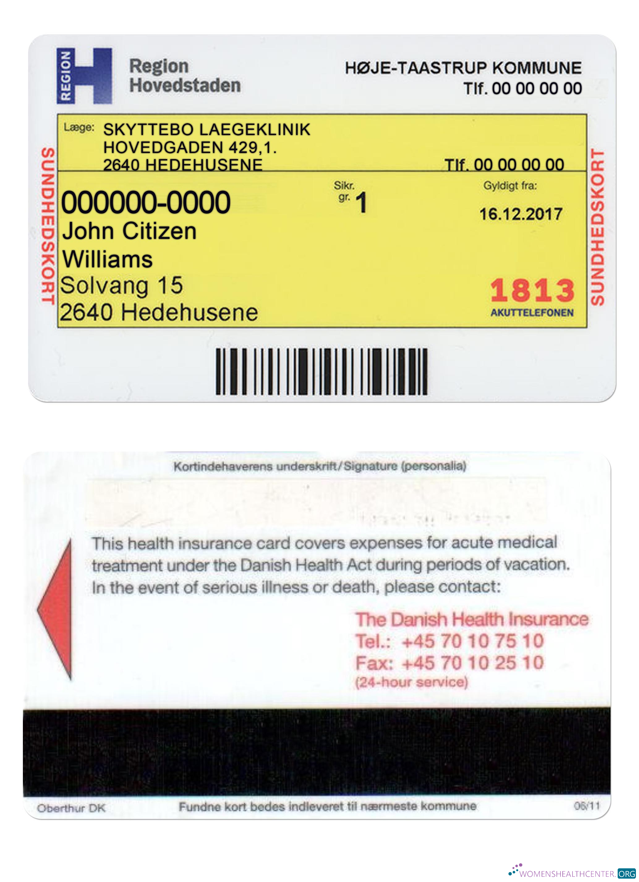 Премиум Скачать Дания Health Insurance Карта Photoshop Шаблон